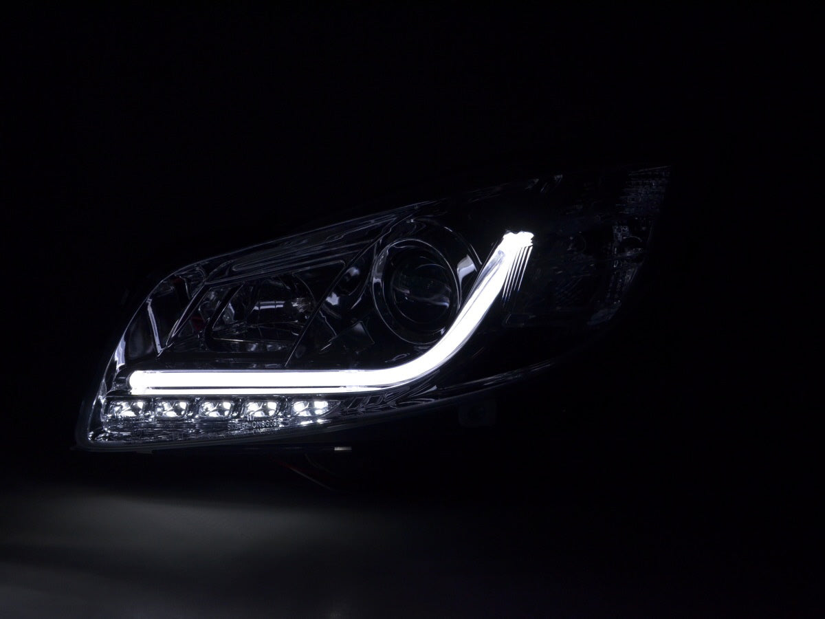 Scheinwerfer Set Daylight LED Tagfahrlicht Opel Insignia ab 2008 chrom Scheinwerfer Set Daylight LED Tagfahrlicht Opel Insignia ab 2008 chrom